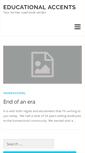 Mobile Screenshot of edaccents.com