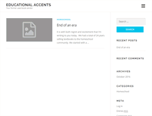 Tablet Screenshot of edaccents.com